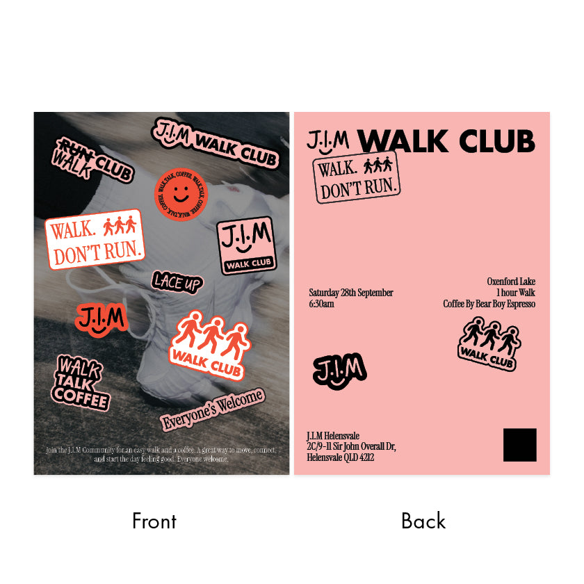 Flyer - Walk Club - A5