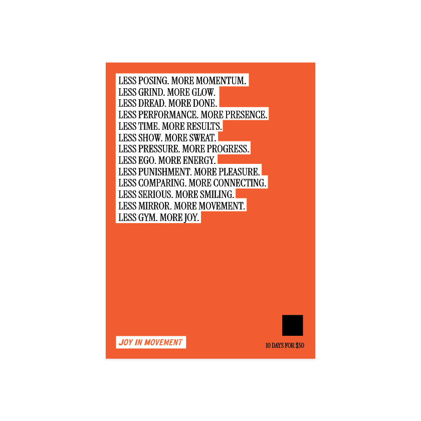Poster - 10 days of J.I.M for $50 (October 2026) - A3