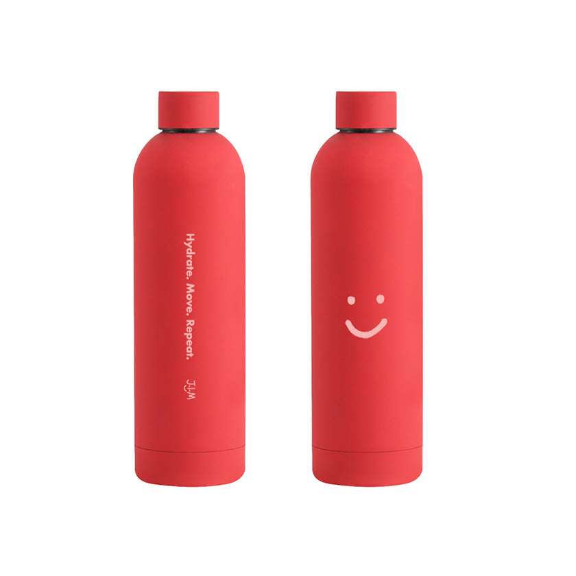 J.I.M Smile Water Bottle 750ml - Red
