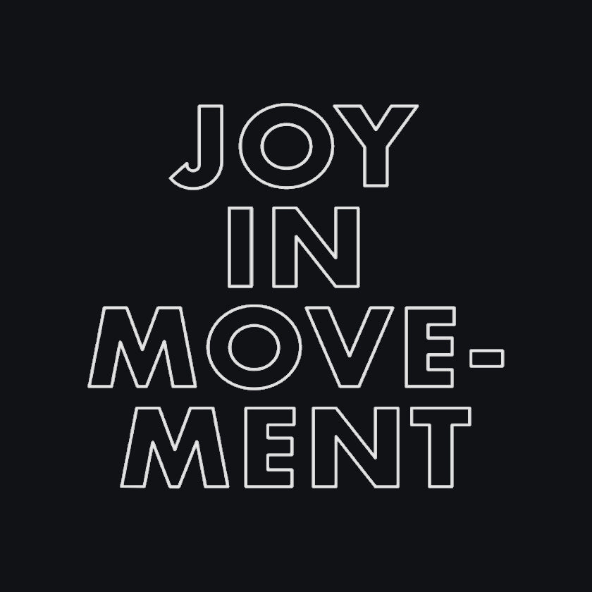 LED Neon Type 1 - Joy in Movement 700(w) x 690mm(h)