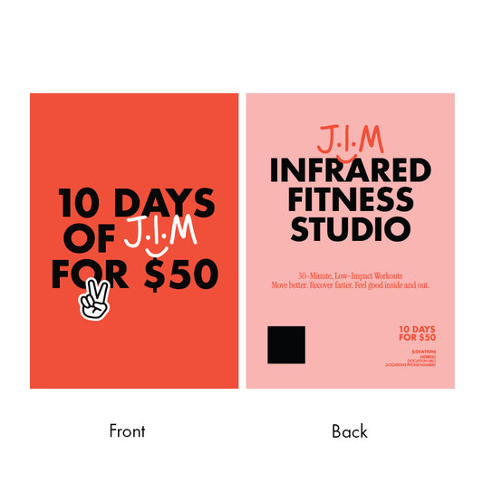 10 days for $50 - A5 Flyer
