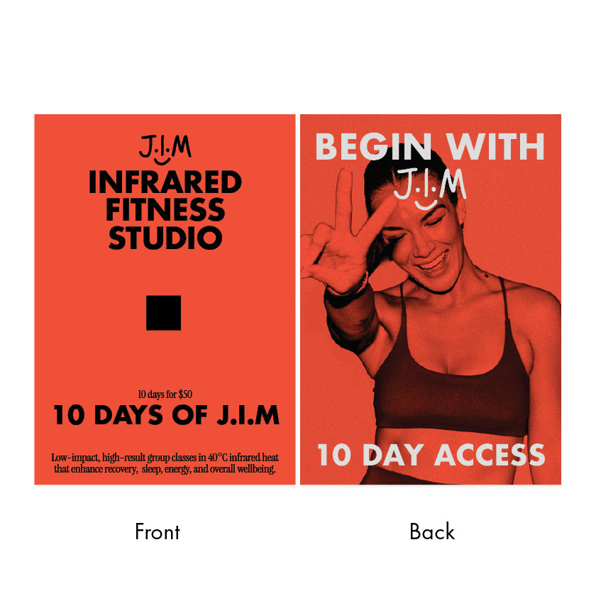 Flyer - A5 - 10 days of J.I.M for $50 (August 2026)