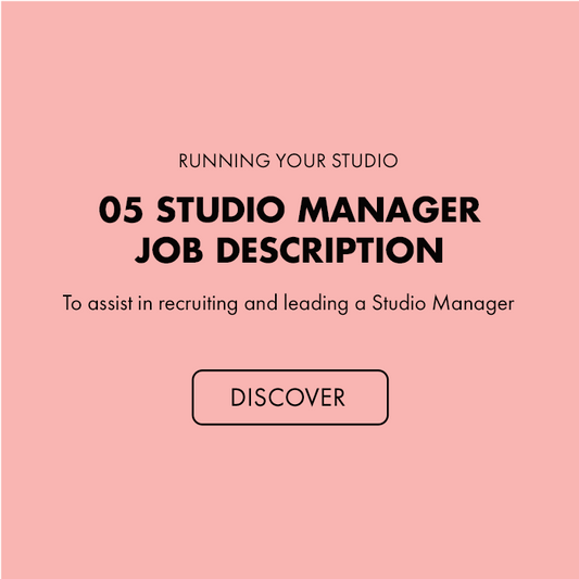 05 Studio Manager Job Description