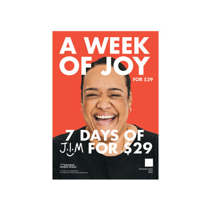 A Week of Joy April Campaign Posters - A3