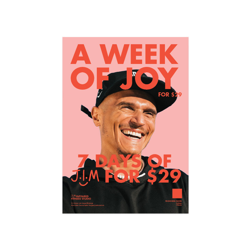 A Week of Joy April Campaign Posters - A3