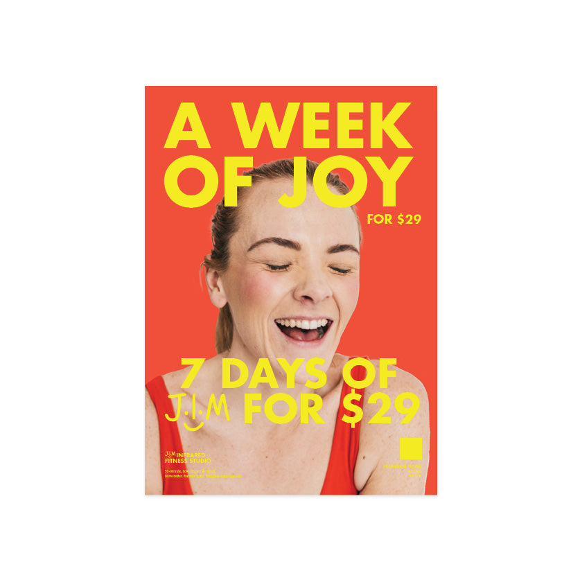 A Week of Joy April Campaign Posters - A3