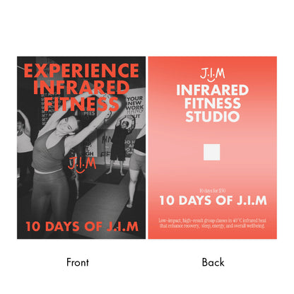 Flyer - A5 - 10 days of J.I.M for $50
