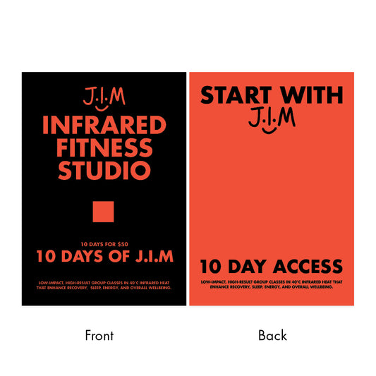Flyer - 10 days of J.I.M for $50 (September 2026) - A5