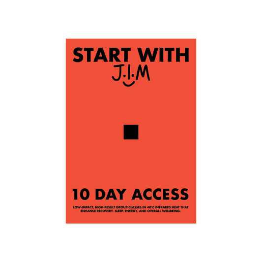 Poster - A3 - 10 days of J.I.M for $50 (September 2026)