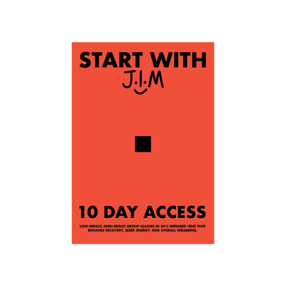 Poster - A3 - 10 days of J.I.M for £10 (September 2026)