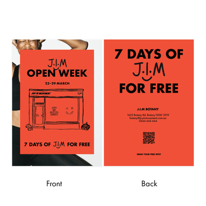 March Open Week Flyer - A5