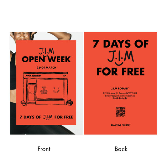 March Open Week Flyer - A5