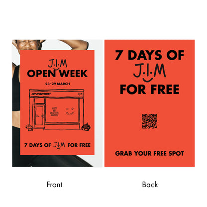 March Open Week Flyer - A5