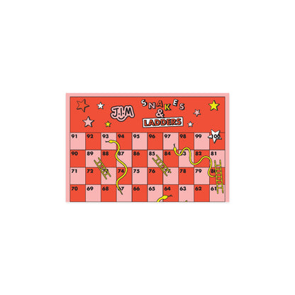 Snakes and Ladders Game Boards (2) & Wild Cards (1 pack)