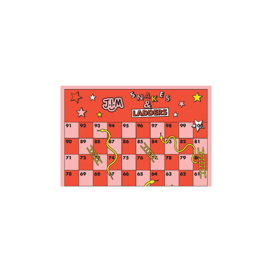 Snakes and Ladders Game Boards (2) & Wild Cards (1 pack)