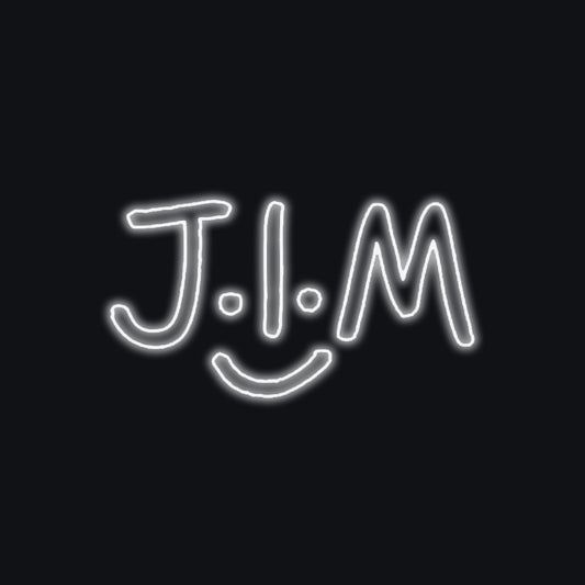 LED Neon Type 2 - J.I.M Logo with lower smile 1500(w) x 880mm(h)