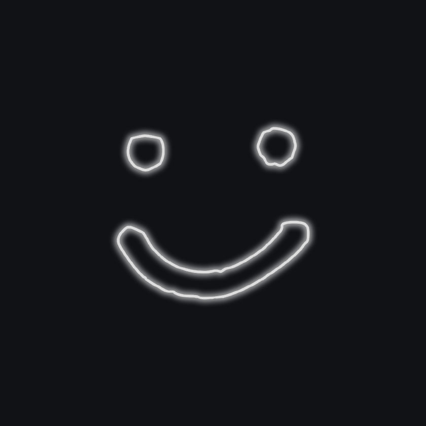 LED Neon Type 3 - Smile Logo 1500(w) x 1440mm(h)