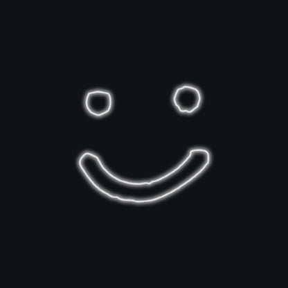 LED Neon Type 3 - Smile Logo 1500(w) x 1440mm(h)