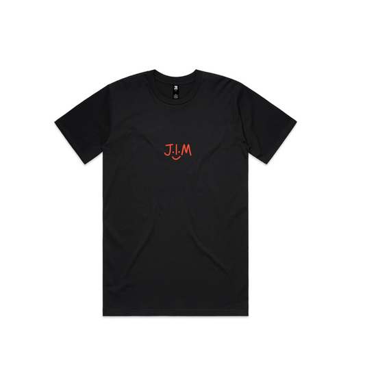 J.I.M Smile Tee - Black/Red