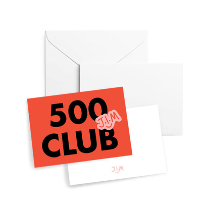 Milestone Notecard