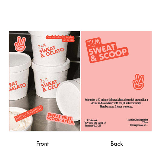 Flyer - Sweat & Scoop - A5